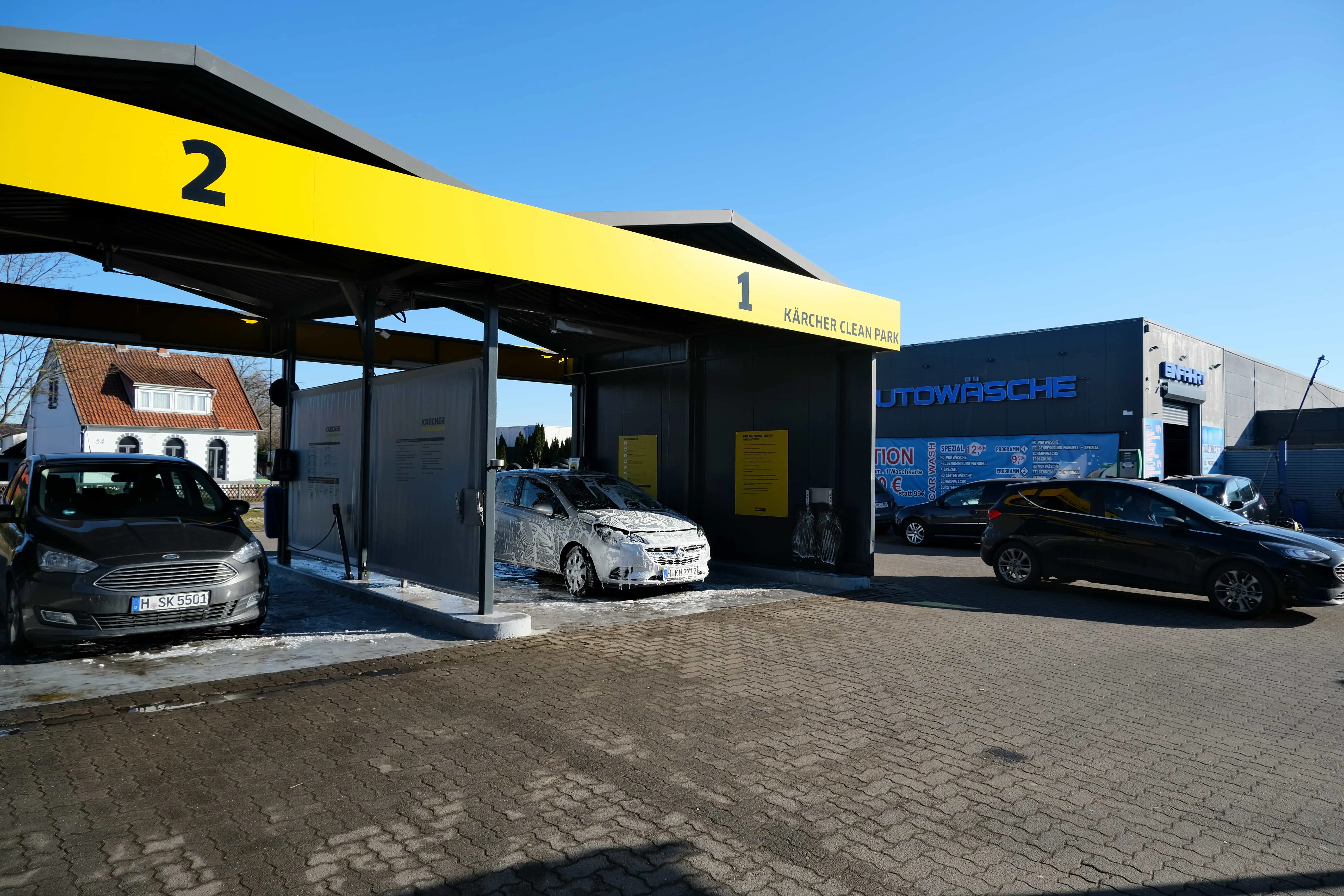 Waschmittelauswahl für verschiedene Reinigungsprogramme