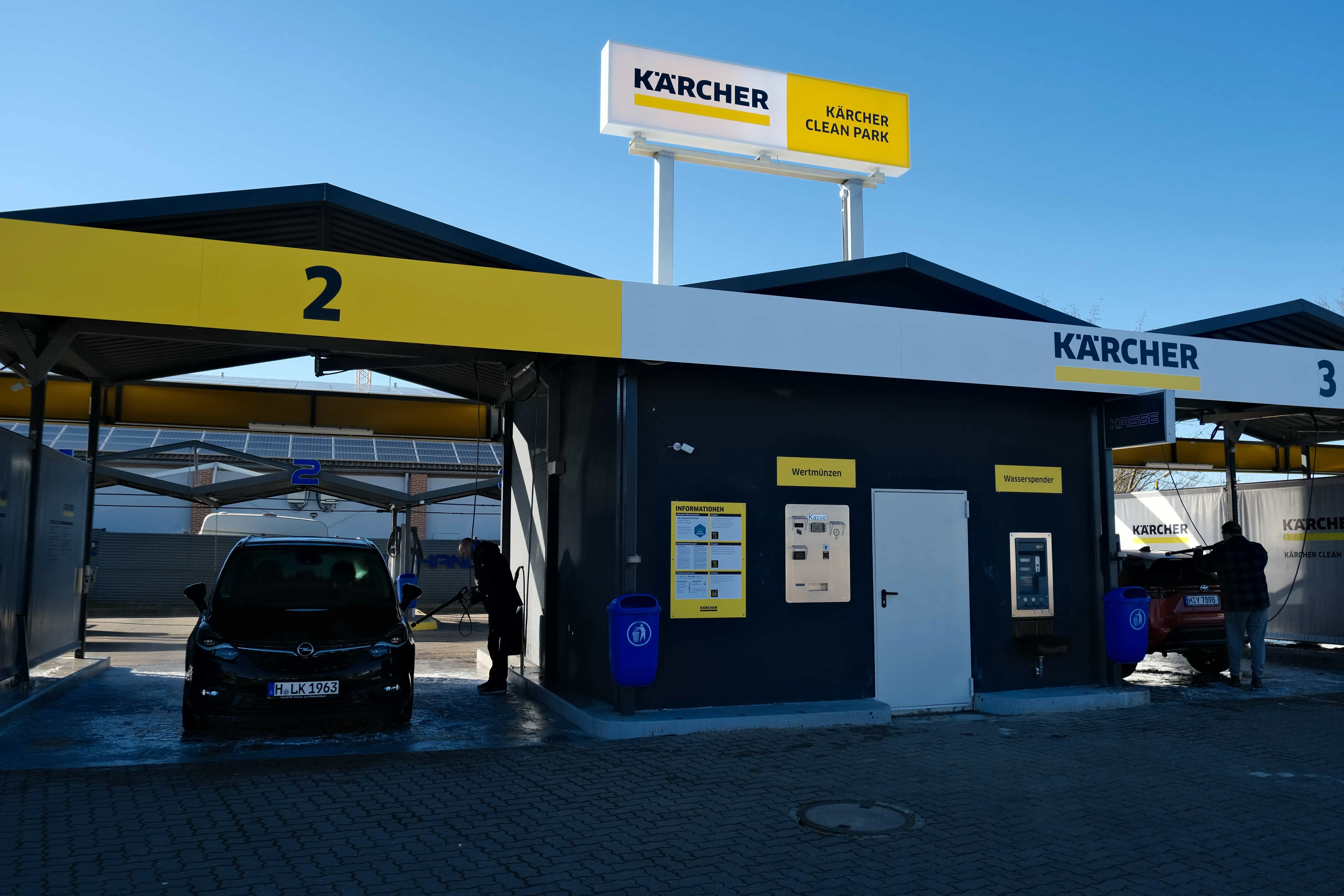 Nahaufnahme der textilen Waschbürsten ohne Borsten